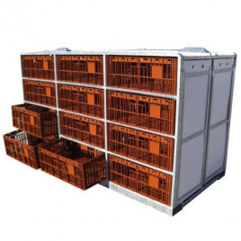 Poultry transport container