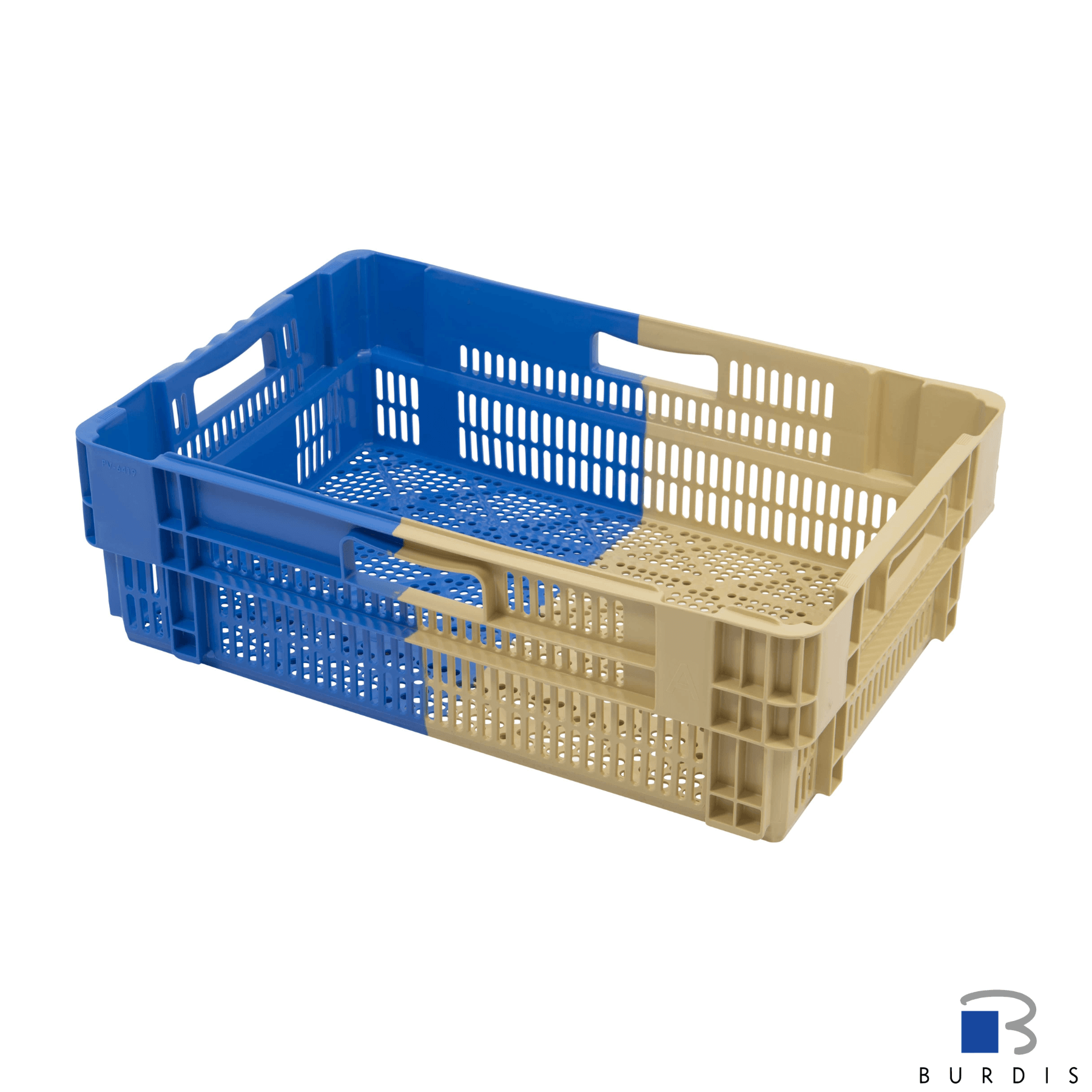 Caisse Plastique Gerbable « BF-6424-2020 » - Pack Vert Emballage
