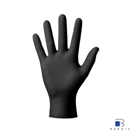 Burdis Black gogrip nitrile gloves - box of 500