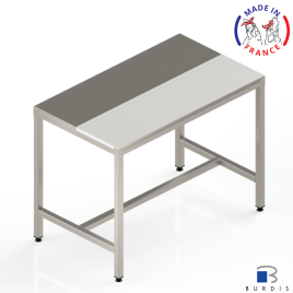 Burdis Cutting table with mixed top (stainless steel/PE)