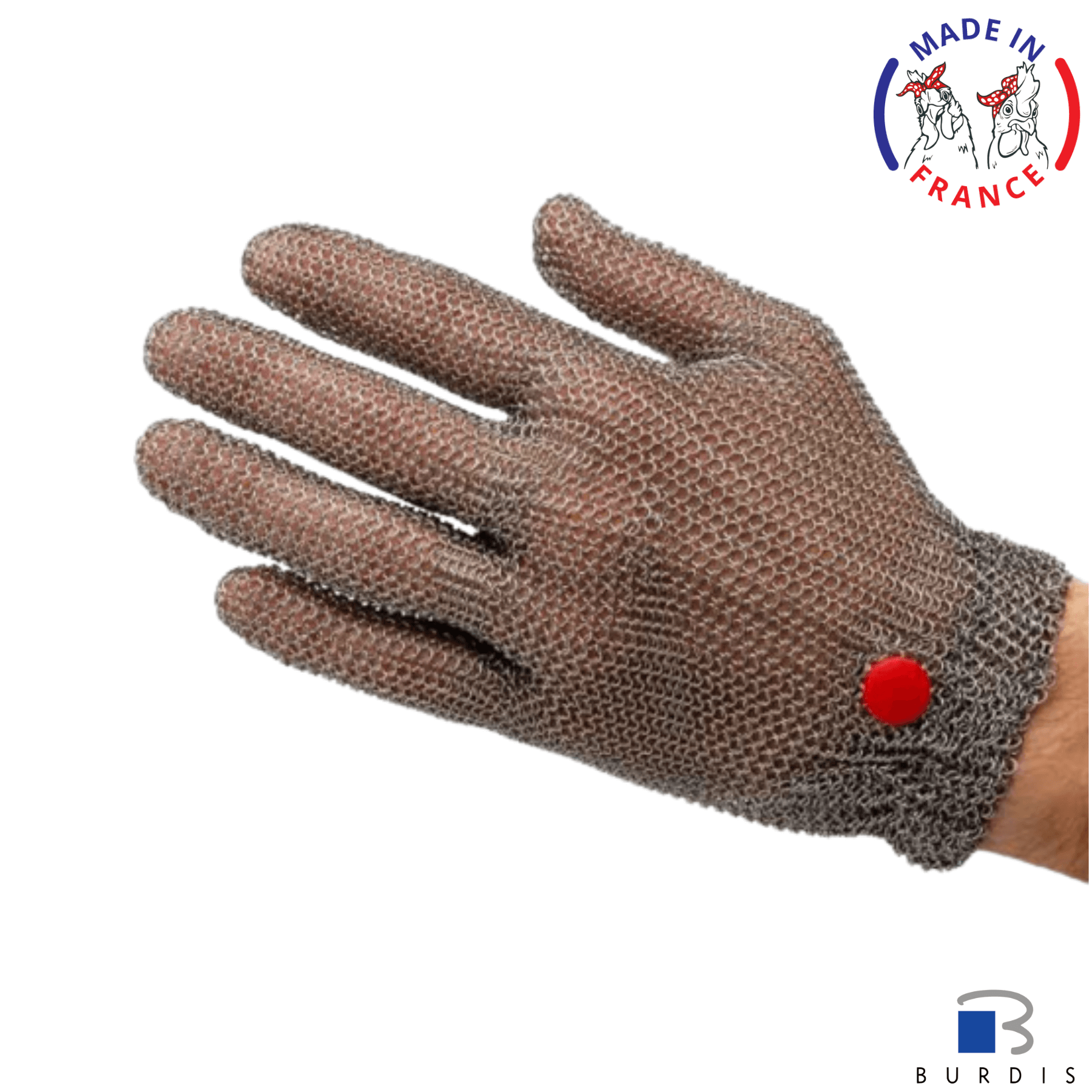 Stainless steel metal mesh glove - Burdis