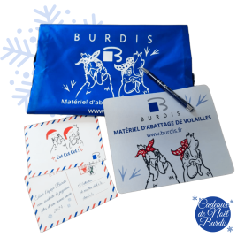 Burdis bag with pen and mouse pad
