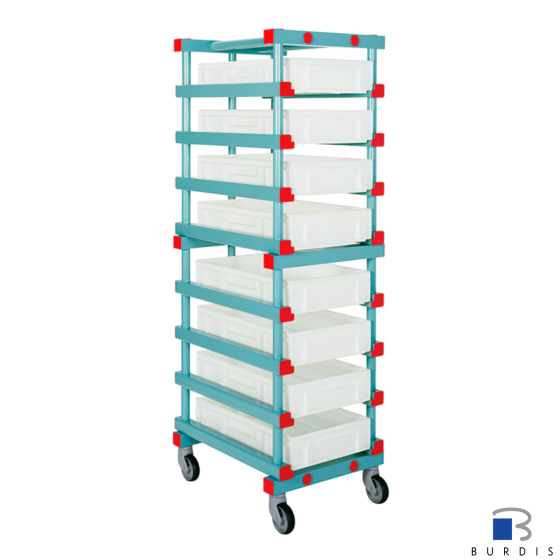 PVC resin chilling trolley BURDIS