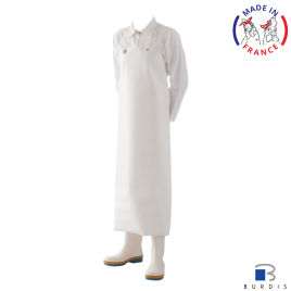 Tablier de protection blanc PU