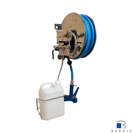 BURDIS Reel with integrated cleaning and disinfection station
