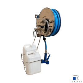 BURDIS Reel with integrated cleaning and disinfection station