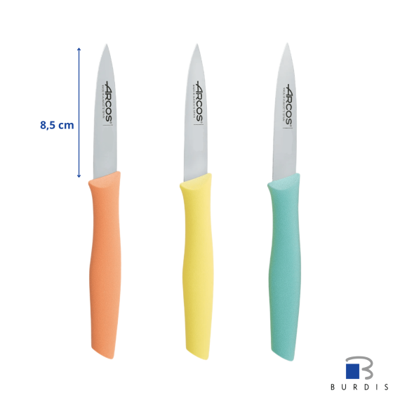 Set of 3 paring knives - blade 8.5 cm