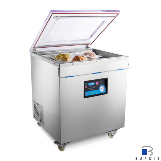 Vacuum packing machine on wheels