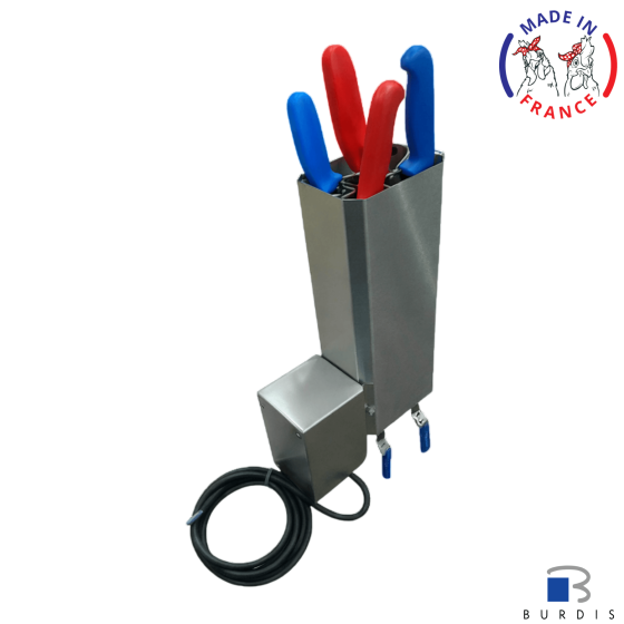 Burdis Hot water knife sterilizer for 4 knives