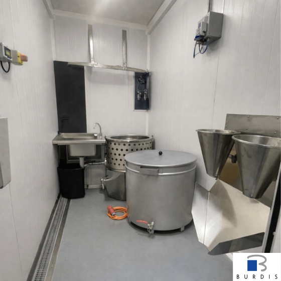 Module d'Abattage de Volailles zone sale abattage