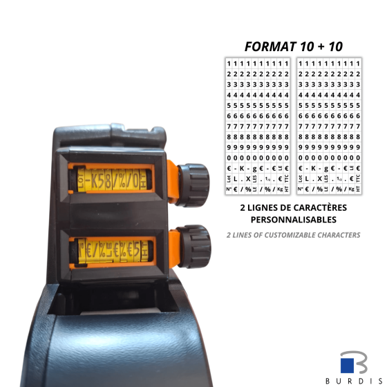 JUDO 26 2-line labeler