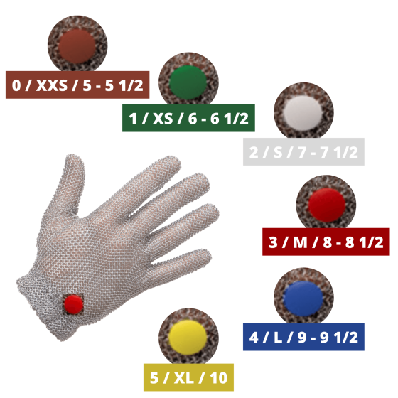 Gant cotte de maille Burdis tailles