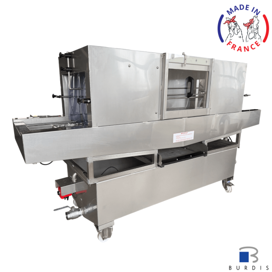 Laveuse de caisses inox burdis