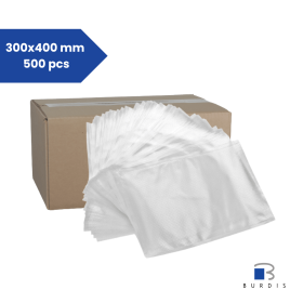 Carton de 500 sacs sous-vide gaufré 300x400 - 90 mµ Burdis