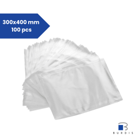 Bag of 100 vacuum bags embossed 300x400 - 100 mµ