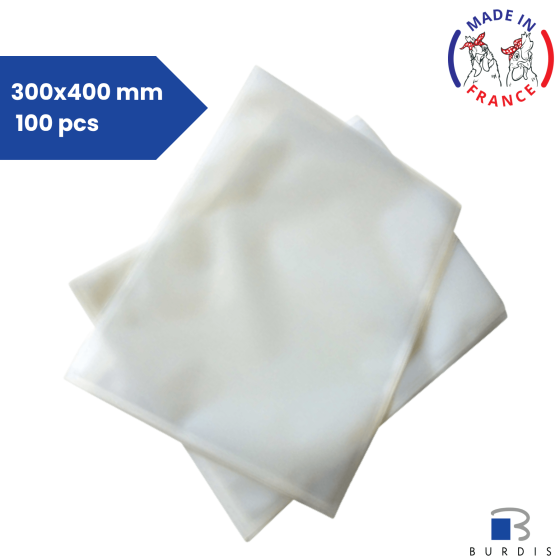 Sachet de 100 sacs sous vide 300x400 - 140 mµ