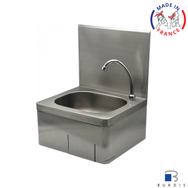 Lave mains éco inox à jupe BURDIS