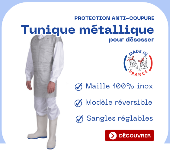 Tunique spéciale désossage BURDIS